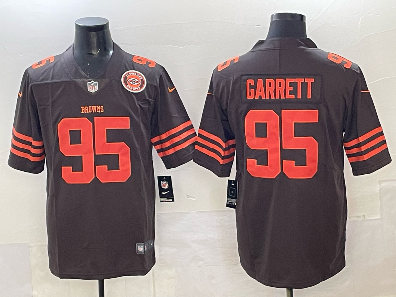 Men 2025 Cleveland Browns #95 Garrett brown Nike Limited NFL Jersey 00111->cleveland browns->NFL Jersey